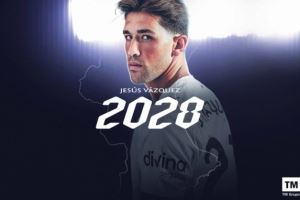 官方：瓦伦西亚与22岁左后卫热苏斯-巴斯克斯续约至2028年