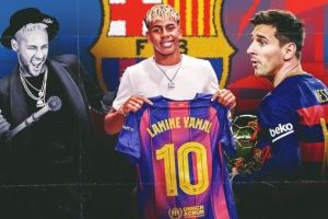 巴萨新10号！亚马尔已准备好接班梅西，但须警惕“内马尔的弯路”