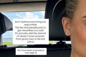 帕尔默女友辟谣：我从未求婚，这是为博取关注散布的谎言