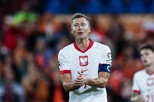 莱万打进34球排名世预赛历史射手榜第5位,差2球追平梅西